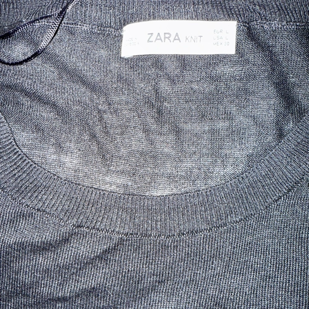 Size XL Zara Black Asymmetric Cut Out Top